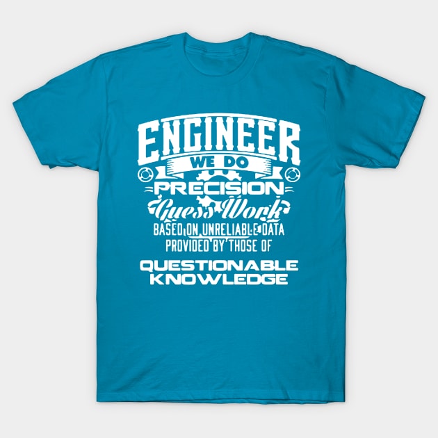 Engineer Design. For any Engineer, mechanical, civil, software, social, IT. T-Shirt by BecomeAHipsterGeekNow